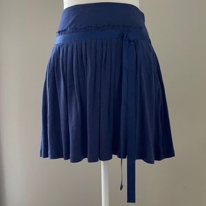 Skirt Tommy girl Tommy Hilfiger cotton blend w pockets side zipper ribbon small